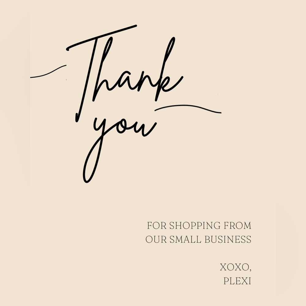 A BIG Plexi THANKS!